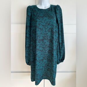 Nine West Puff Sleeve Shift Dress